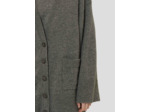 Gilet Ginger Gris Chine en Laine Rws