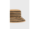 Chapeau en raphia bicolore - LUCIA