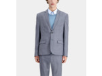 Veste de costume fit crante light blue