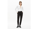 Pantalon tailleur en crêpe noir coupe tailleur droite black