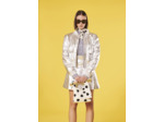 Veste Valma Argent en Cuir
