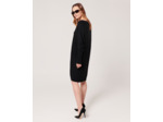 Robe Maille Rendy Noir en Polyamide