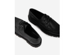 Derbies en cuir noir avec lacets black