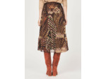Jupe midi en voile