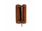 Le cuir lisse portef. long zip