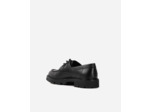 Derbies En Cuir Noir Avec Lacets black