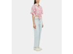 Chemise Imprimée Manches Courtes pink-white