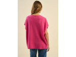 Pull manches courtes en cachemire