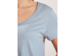 Tee-shirt col danseuse en coton modal