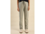 Pantalon de jogging droit avec bande lurex