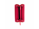 Le cuir lisse portef. long zip