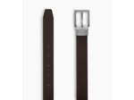 Ceinture homme classique avec boucle carrée en cuir lisse