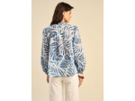 Chemise ample imprimé végétal