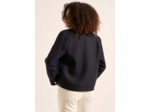 Manteau court en drap de laine