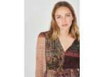 Robe courte à manches longues