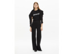 Pantalon en maille avec studs noir black