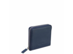 Le cuir lisse portefeuille zip