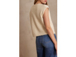 Pull  sans manches SIDONIE en coton
