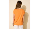 Tee-shirt col V en coton
