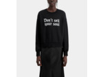 Sweat Avec Print Devant "Don'T Sell Your Soul"" black