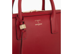 Porte-documents slim 15" Ines de la Fressange en cuir grainé