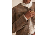 Veste PIA en laine motif chevron