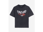 T-shirt manches courtes black washed