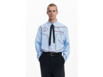 Chemise À Manches Longues En Tissu – Homme