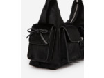 Sac amelia en effet poulain noir black