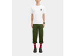 T-Shirt Manches Courtes Avec Broderie Et Print Skull white