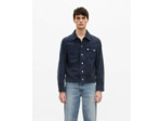 Blouson velours fine delave dark navy