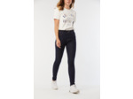 Denim slim fit, jambes ajustées, taille medium haut