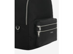 Sac à dos en canvas et cuir grainé noir black