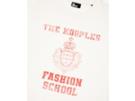 T-shirt manches courtes avec print devant ecru