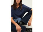 T-shirt manches courtes en lin brillant - AMINA