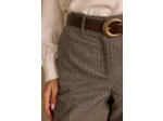 Pantalon FERGUSON en laine à rayures