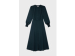 Robe midi satinée unie - SAFA