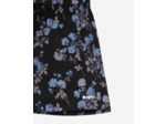 Maillot de bain imprime fleurs black blue
