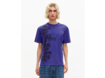 T-shirt avec sérigraphie violet electric blue