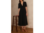 Robe longue en coton LOVE