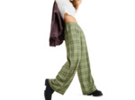 Pantalon Roxycouleur Vert Carreaux