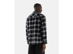 Chemise manches longues a carreaux black grey white