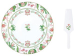 BOTANIC CHIC Plat à tarte + pelle 32cm
