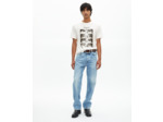 T-shirt mixte the doors x the kooples écru ecru