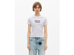 T-shirt avec sérigraphie lilas violet