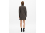 Veste prince de galles en laine marron brown