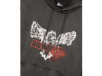 Sweat a capuche avec print devant black