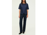 T-shirt manches courtes en lin brillant - AMINA