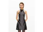 Robe courte en sequins noire black