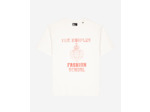 T-shirt manches courtes avec print devant ecru